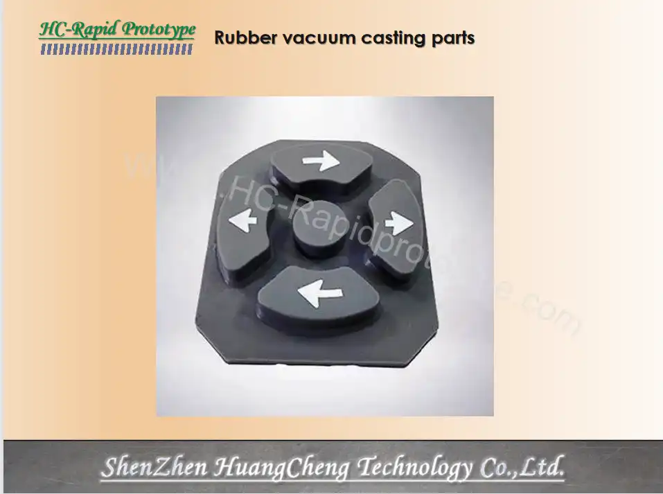 Rubber vacuum casting parts